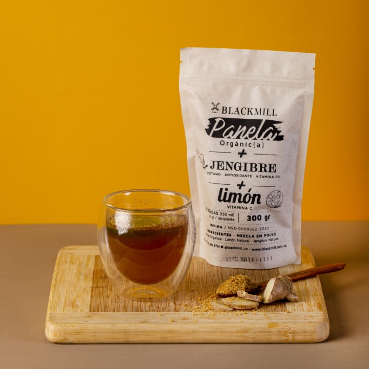 PT-PANELA JENGIBRE LIMON NATURAL PV BOLSA X 300 GR