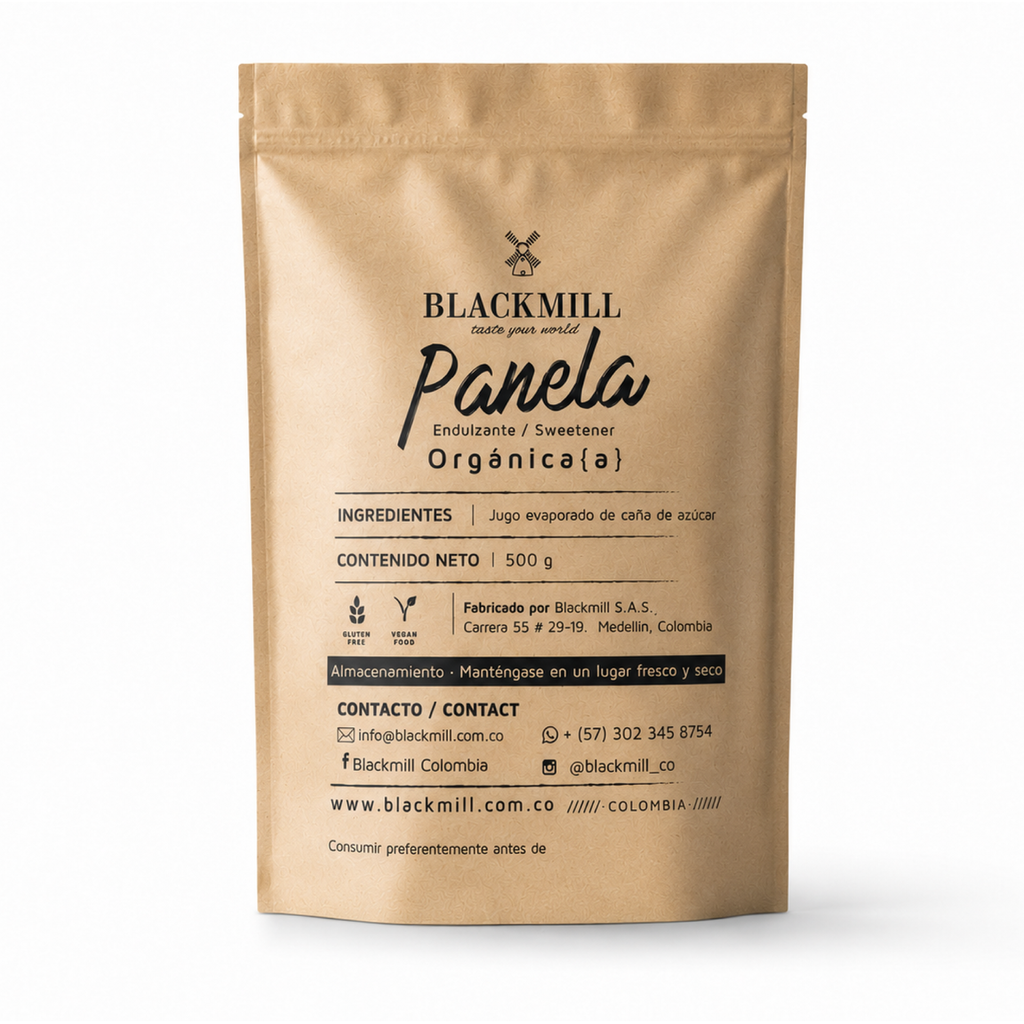 PANELA POLVO BLACKMILL 500 gr 
