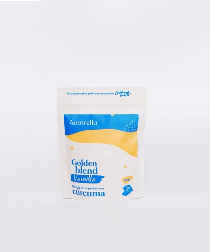[309201] GOLDEN MILK VANILA BAG PER 100 GR AMARELLA