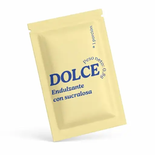 [301209] DOLCE SUCRALOSA · ENDULZANTE SIN CALORIAS X 100 SACHETS 0,8 gr