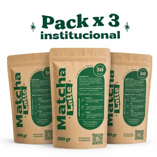 [3054231] PACK X 3 MATCHA LATTE BOLSA POR 300 GR