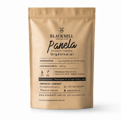 [301125] PANELA POLVO BLACKMILL 500 gr 
