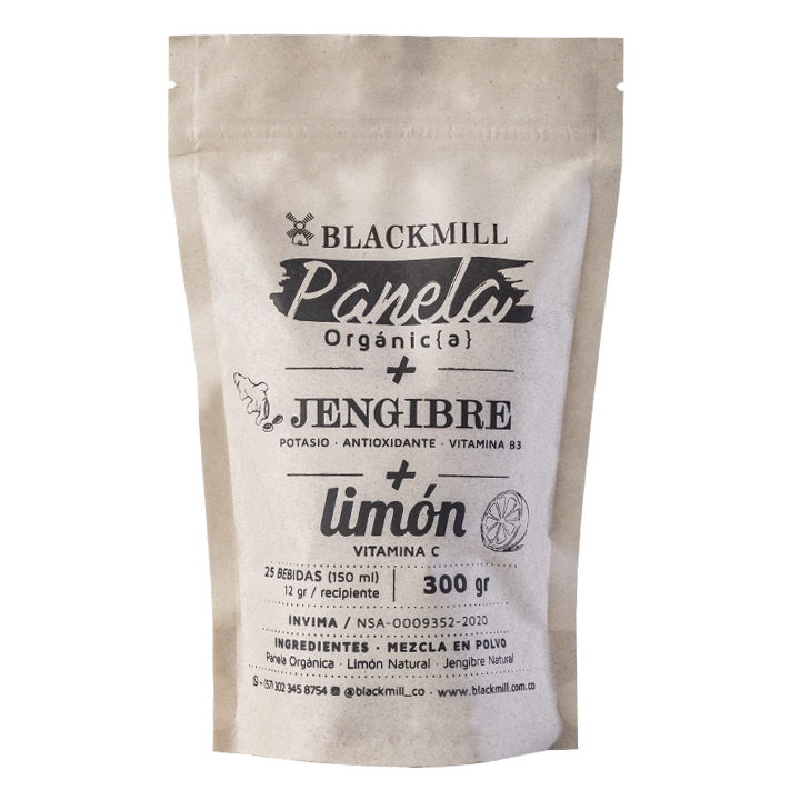 [305123] INFUSION POLVO JENGIBRE BOLSA DE 300 GR BLACKMILL